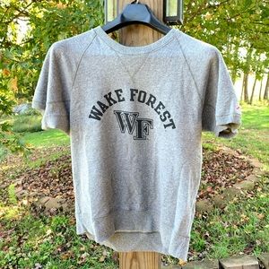 Wake Forest Short Sleeve Sweatshirt - XL